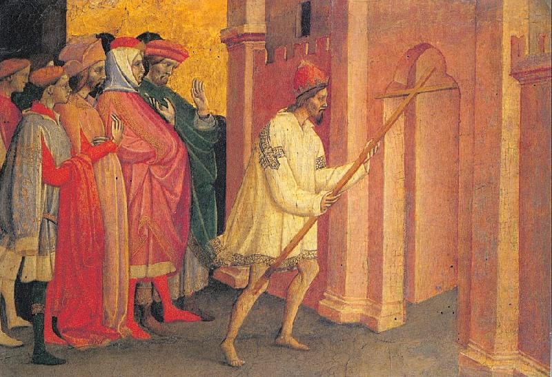 Lambertini, Michele di Matteo The Emperor Heraclius Carries the Cross to Jerusalem oil painting image